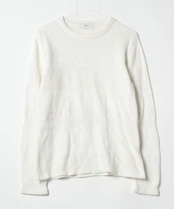 メンズ 「AZUL BY MOUSSY」 長袖ニット SMALL ホワイト