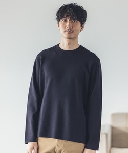 メンズ 「GLOBAL WORK」 長袖ニット X-LARGE ネイビー