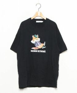 メンズ 「Maison Kitsune」 半袖Tシャツ M ブラック