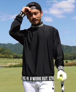 メンズ 「LUXE/R GOLF」 長袖Tシャツ LARGE ブラック