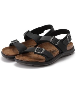 レディース 「BIRKENSTOCK」 フラットサンダル 36 ブラック_画像1