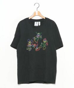 メンズ 「adidas」 半袖Tシャツ「Disneyコラボ」 L ブラック