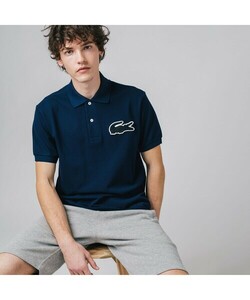 メンズ 「LACOSTE」 半袖ポロシャツ 3 ネイビー