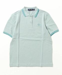 レディース 「FRED PERRY」 半袖ポロシャツ 8 サックスブルー