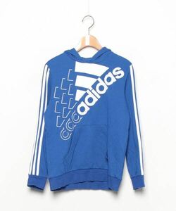 キッズ 「adidas」 「KIDS」プルオーバーパーカー 160cm ブルー