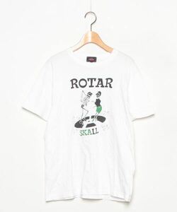 メンズ 「ROTAR」 半袖Tシャツ MEDIUM ホワイト