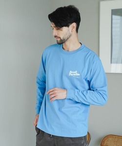 「BAYFLOW」 長袖Tシャツ MEDIUM ブルー メンズ