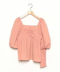 「LILY BROWN」 半袖ブラウス ONE SIZE ピンク レディース