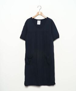 「ZUCCa」 半袖ワンピース M size ネイビー レディース