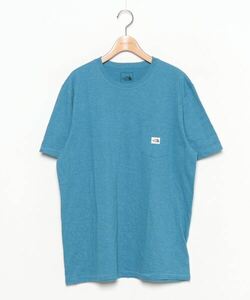 「THE NORTH FACE」 半袖Tシャツ L ブルー メンズ