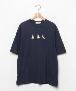 「Maison Kitsune」 半袖Tシャツ X-SMALL ネイビー メンズ