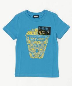 「DIESEL KIDS」 「KIDS」半袖Tシャツ 12Y ブルー キッズ