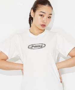 「X-girl」 半袖Tシャツ M ホワイト レディース