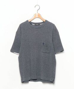 「BLACK LABEL CRESTBRIDGE」 刺繍半袖Tシャツ M ネイビー メンズ