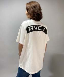 「RVCA」 半袖Tシャツ S ホワイト メンズ