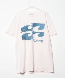 「BILLABONG」 半袖Tシャツ M ピンク メンズ