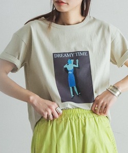 「FIL DE FER」 半袖Tシャツ FREE ベージュ レディース