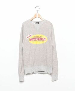 「HYSTERIC GLAMOUR」 スウェットカットソー SMALL グレー メンズ