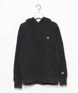 「Champion」 プルオーバーパーカー X-LARGE ブラック メンズ