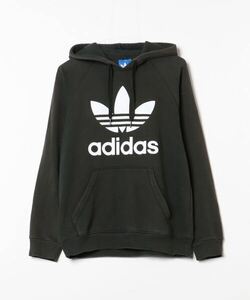 「adidas」 プルオーバーパーカー - グリーン メンズ