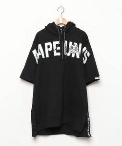 「AAPE BY A BATHING APE」 プルオーバーパーカー X-LARGE ブラック メンズ