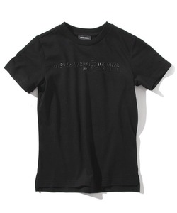 「DIESEL KIDS」 「KIDS」半袖Tシャツ 10YEAR ブラック キッズ