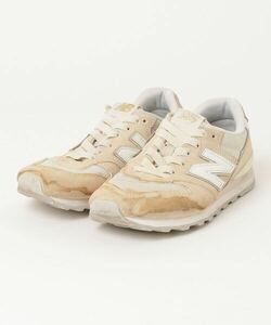 「New Balance」 ローカットスニーカー 23cm ベージュ レディース