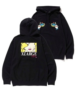 「XLARGE」 プルオーバーパーカー MEDIUM ブラック メンズ