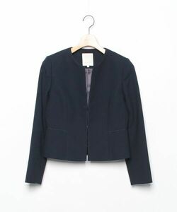 「B:MING by BEAMS」 ノーカラージャケット MEDIUM インディゴブルー レディース