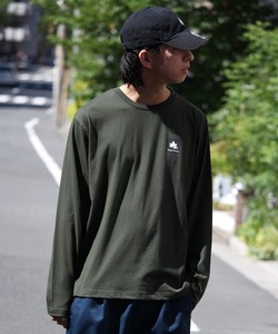 「LOGOS park」 長袖Tシャツ LL カーキ メンズ