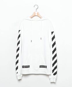 「off white」 プルオーバーパーカー X-SMALL ホワイト メンズ