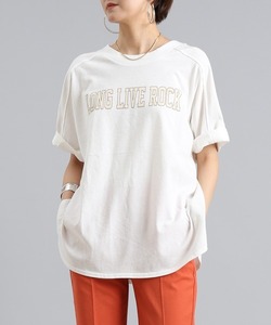 「DouDou」 半袖Tシャツ FREE ホワイト レディース