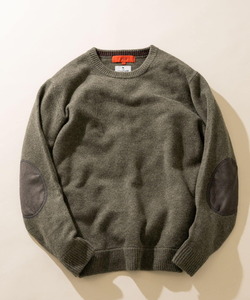 「URBAN RESEARCH ROSSO MEN」 長袖ニット LARGE カーキ メンズ