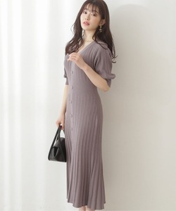 「PROPORTION BODY DRESSING」 ニットワンピース SMALL ダークグレー レディース