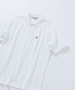 「Munsingwear」 半袖ポロシャツ「SHIPS anyコラボ」 MEDIUM ホワイト メンズ
