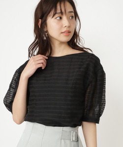 「JILL STUART」 半袖ブラウス MEDIUM ブラック レディース