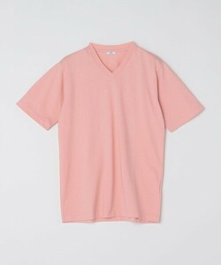 「SHIPS」 半袖Tシャツ M ピンク メンズ