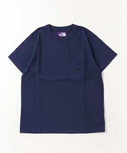 「THE NORTH FACE PURPLE LABEL」 半袖Tシャツ S ネイビー メンズ