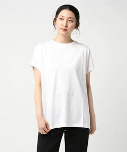 「ATON」 半袖カットソー ONE SIZE ホワイト レディース