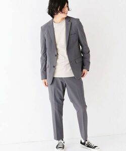 「SHIPS any」 セットアップ MEDIUM チャコールグレー メンズ