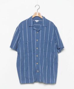 「Steven Alan」 半袖シャツ MEDIUM ブルー メンズ