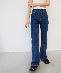 「CANAL JEAN」 「El mar」ブーツカットデニムパンツ X-SMALL ブルー レディース