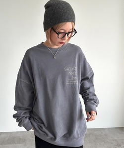 「apres jour mignon」 スウェットカットソー X-LARGE パープル レディース