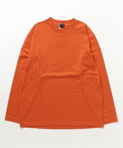 「green label relaxing」 長袖Tシャツ X-LARGE オレンジ メンズ