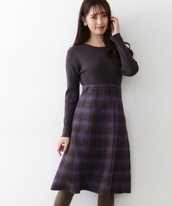 「JILL by JILL STUART」 ニットワンピース FREE パープル レディース