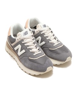 「New Balance」 ローカットスニーカー 24.5cm グレー メンズ