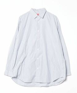 「THOMAS MASON」 長袖シャツ「MAISON SPECIALコラボ」 MEDIUM クリアブルー メンズ