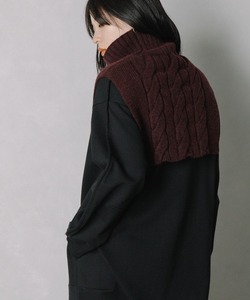 「MARECHAL TERRE」 長袖ワンピース MEDIUM ブラック レディース