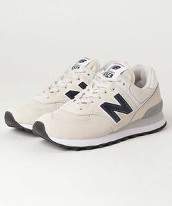 「New Balance」 ローカットスニーカー 25.0cm オフホワイト メンズ