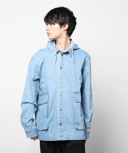 「TOMMY JEANS」 デニムジャケット X-LARGE ブルー メンズ